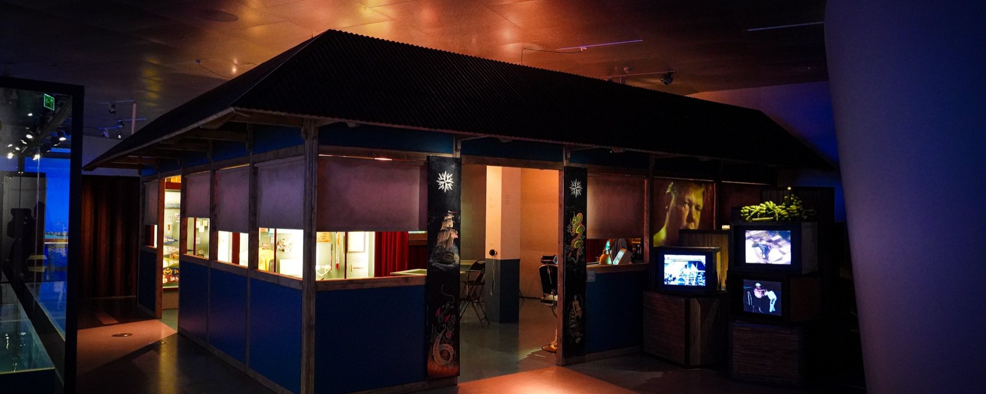 The kiosk in Søfarer at M/S Museet for Søfart